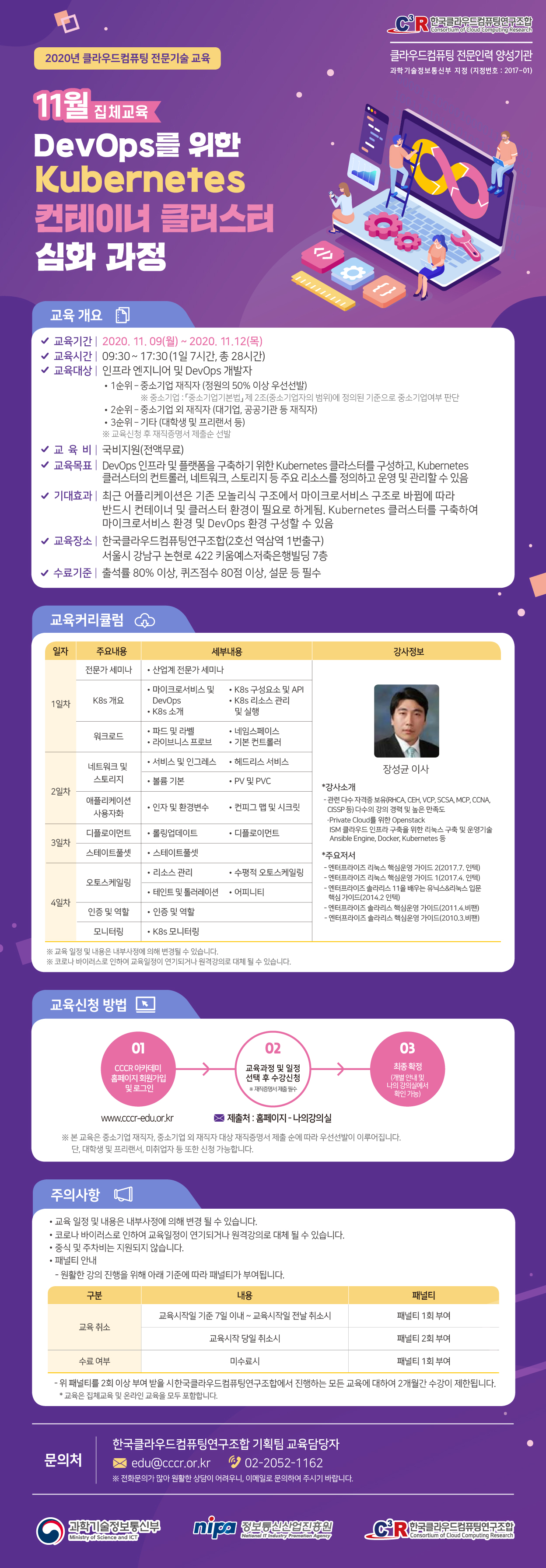 [3차시안] CCCR_EDM_DevOps를 위한 Kubernetes 컨테이너 클러스터 심화 과정(11월)-01.jpg